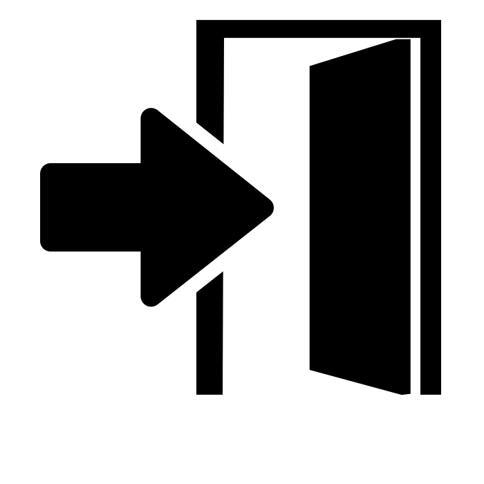 Entrance arrow icon