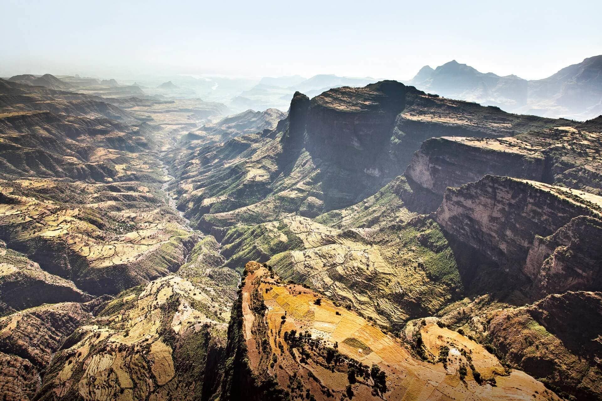 Ethiopian mountain landscape
